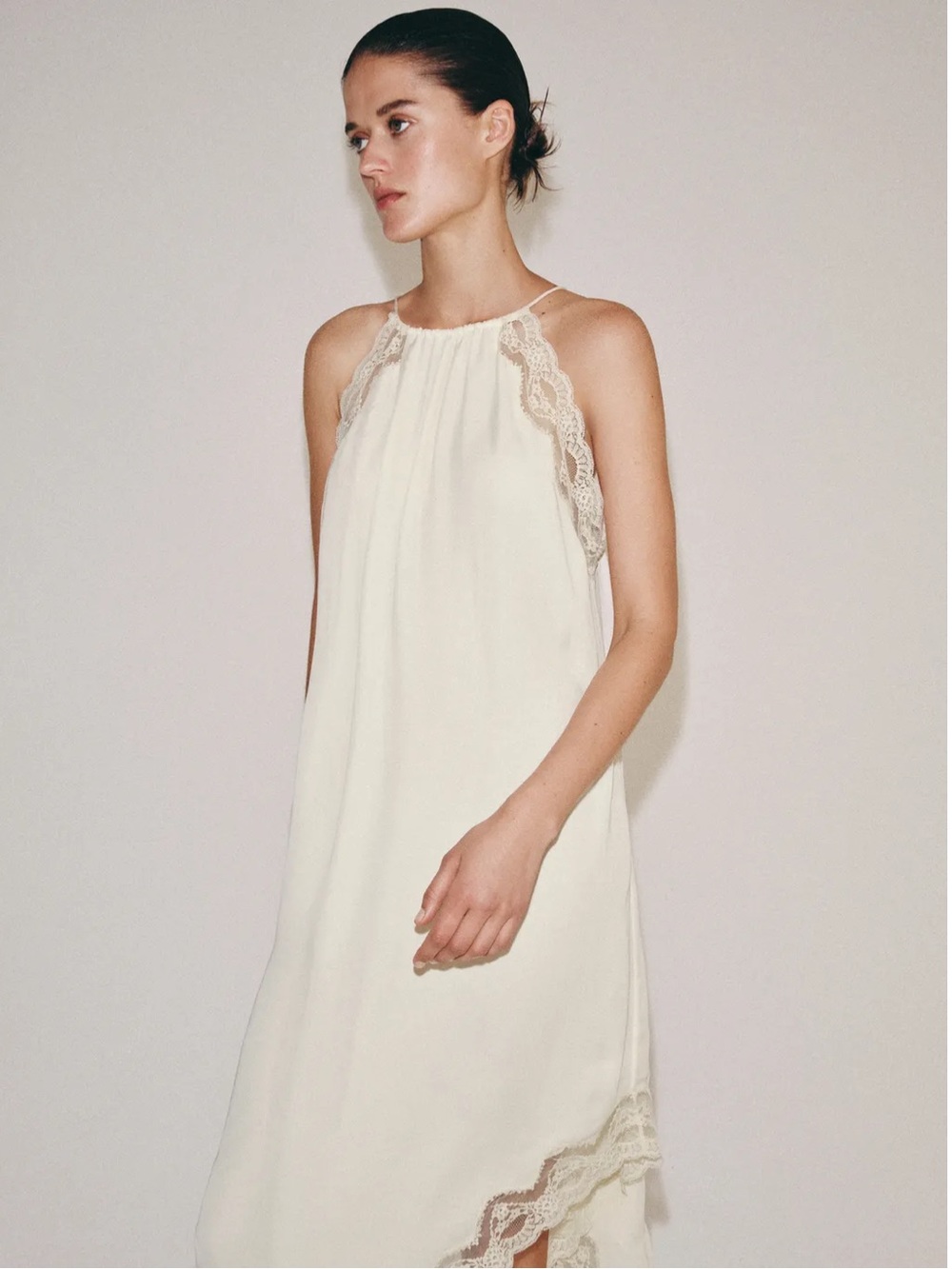 ZARA ZW COLLECTION COMBINATION LACE DRESS